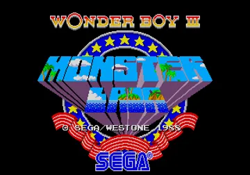 Wonder Boy III - Monster Lair (set 1) screen shot title